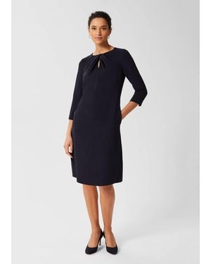 Hobbs Honour Aline Dress - Blue