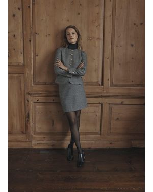 Hobbs Dolly Wool Skirt - Brown
