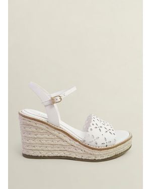 Hobbs Sairey Leather Espadrilles - Natural