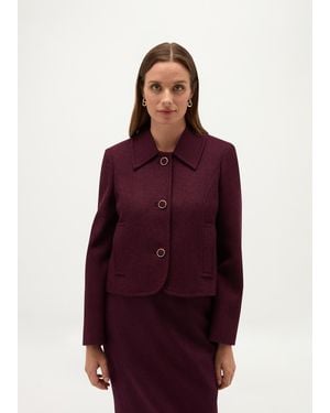 Hobbs Adeen Wool Jacket - Red