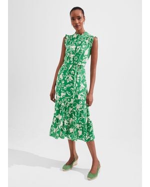 Hobbs Petite Elsa Dress - Green