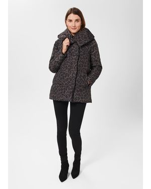 Hobbs Samara Animal Print Puffer - Multicolour