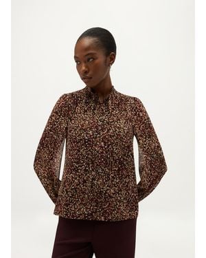 Hobbs Etty Blouse - Brown