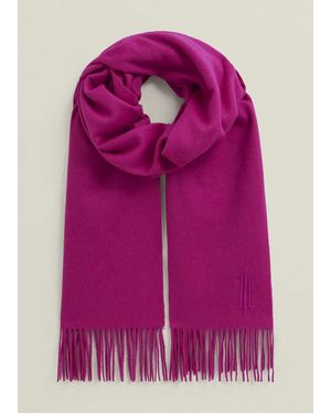 Hobbs Emery Wool Scarf - Pink