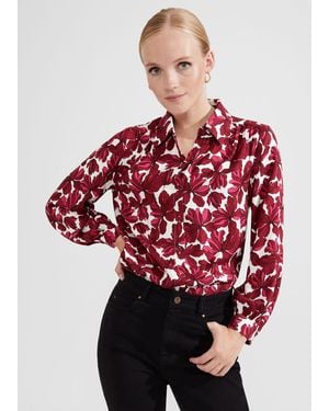 Hobbs Livia Blouse - Red