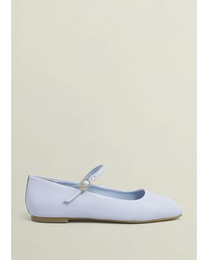 Hobbs Leather Chrissy Mary Janes - White