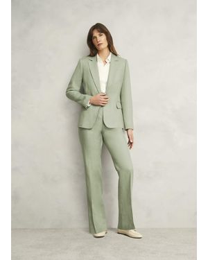 Hobbs Marietta Linen Jacket - Green