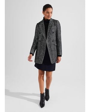 Hobbs Skye Coat With Wool - Black