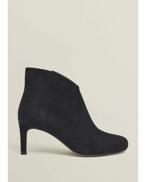 Hobbs Lizzie Suede Ankle Boots - Black