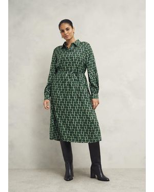Hobbs Petite Florian Dress - Green