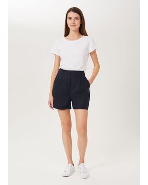 Hobbs Dawn Linen Shorts - Blue