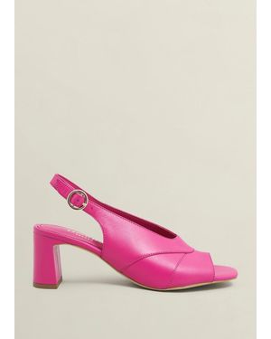 Hobbs Karina Leather Sandals - Pink