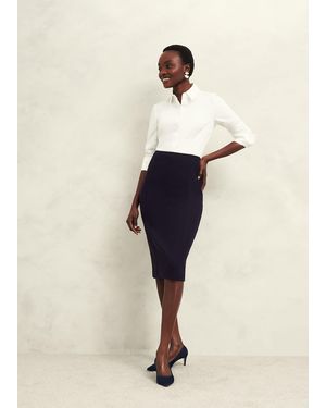 Hobbs Petite Aly Skirt - Natural