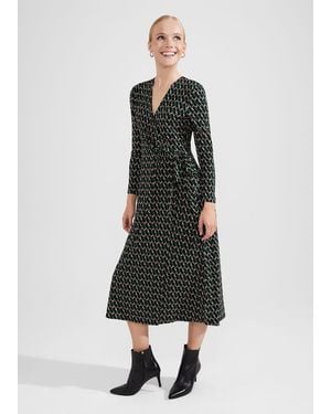 Hobbs Katalina Jersey Dress - White