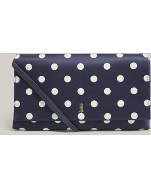 Hobbs Renata Polka Dot Clutch - Blue