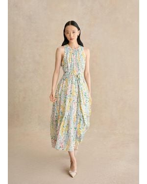 Hobbs Lillian Floral Dress - Natural