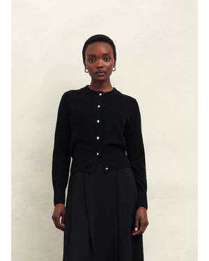 Hobbs Monica Cashmere Cardigan - Black