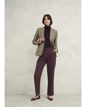 Hobbs Gerrie Straight Trousers - Natural