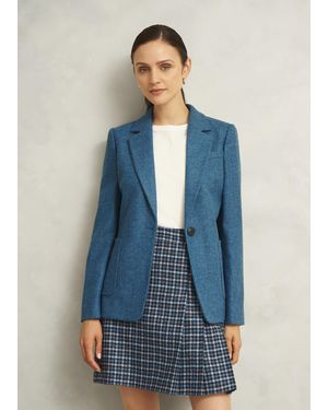 Hobbs Lilla Wool Jacket - Blue