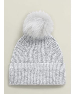 Hobbs Carys Knit Hat - Grey