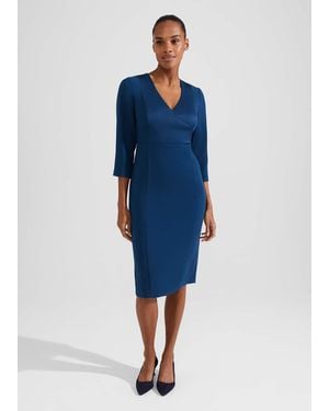 Hobbs Saige Dress - Blue