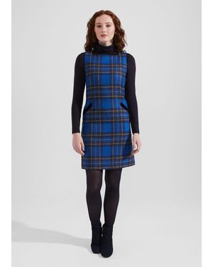 Hobbs Maven Wool Dress - Blue