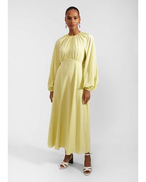 Hobbs Acacia Silk Dress - Metallic