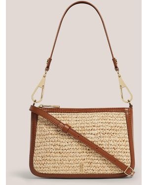 Hobbs Briella Raffia Crossbody Bag - Natural