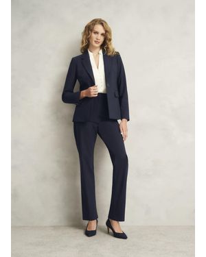 Hobbs Salisbury Jacket With Wool - Blue