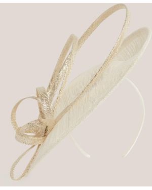 Hobbs Shona Shimmer Fascinator - Natural