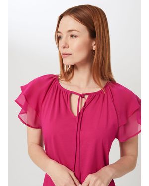 Hobbs Carolina Colourblock Tee - Pink