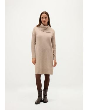 Hobbs Irene Knitted Dress - Natural
