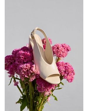 Hobbs Kali Leather Sandals - Pink
