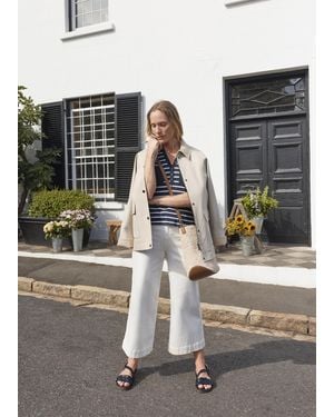 Hobbs Brinley Crop Jeans - Natural