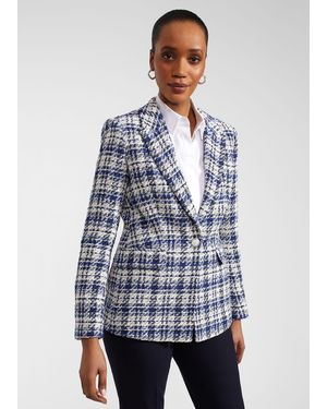 Hobbs Emerson Cotton Blend Jacket - Blue