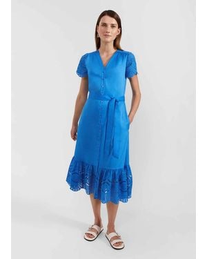 Hobbs Yasmine Dress - Blue