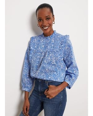 Hobbs Alden Blouse - Blue