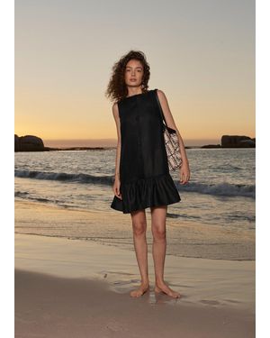 Hobbs Ilana Linen Dress - Brown