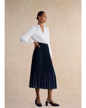 Hobbs Petite Vida Skirt - Blue
