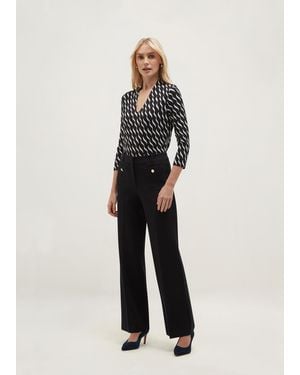 Hobbs Clemence Ponte Trousers - Blue