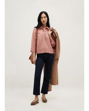 Hobbs Nita Linen Shirt - Red