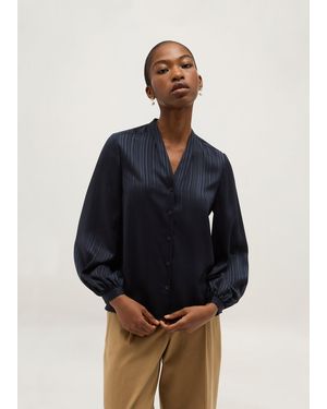 Hobbs Kathleen Blouse - Blue