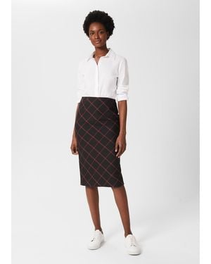 Hobbs Eliza Pencil Skirt - White