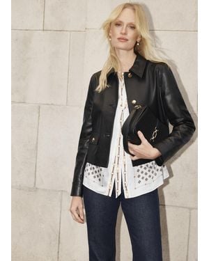 Hobbs Jessa Leather Jacket - Black
