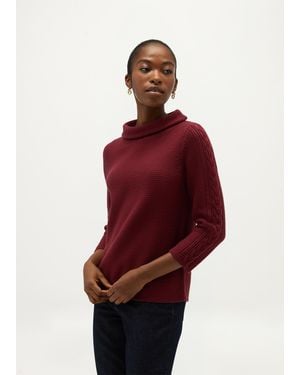 Hobbs Camilla Cotton Jumper - Red