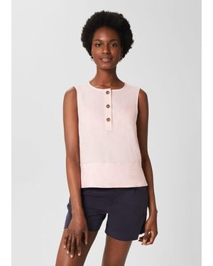 Hobbs Gayle Linen Top - Multicolour