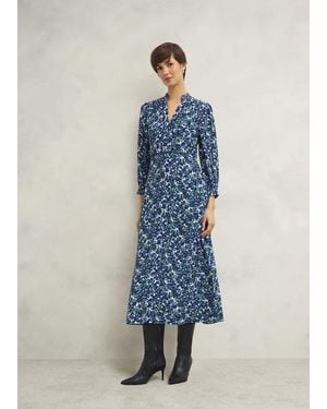 Hobbs Iris Dress - Blue