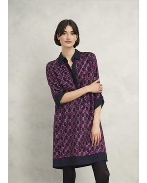 Hobbs Aubrey Dress - Purple