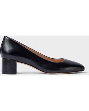 Hobbs Abbey Leather Court Shoes - Black