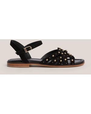 Hobbs Emerson Suede Sandals - Black